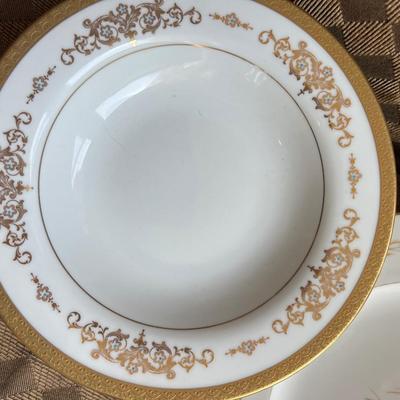 Gold trim china