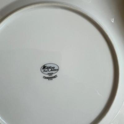 Gold trim china