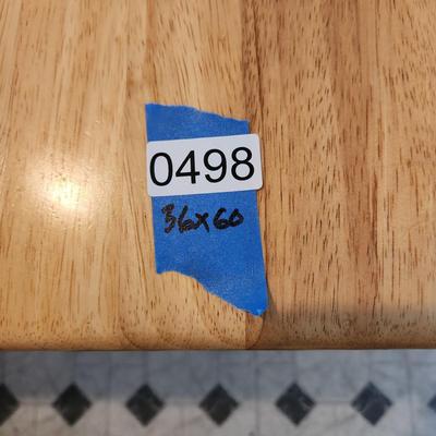 Wood Rectangle Table 3ft x 5ft