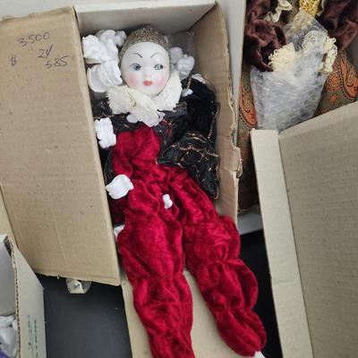 lot of 6 Ingles Porcelain Dolls Made in Spain