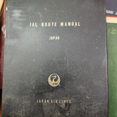 Large Lot of Vintage Japan Air Lines Aircraft Books Route Manuals DC-6B DC7C DC-8