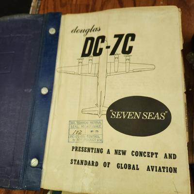 Large Lot of Vintage Japan Air Lines Aircraft Books Route Manuals DC-6B DC7C DC-8