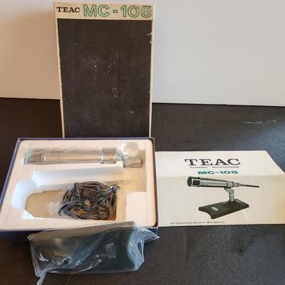 Teac MC-105 Dynamic Microphone w Box NOS