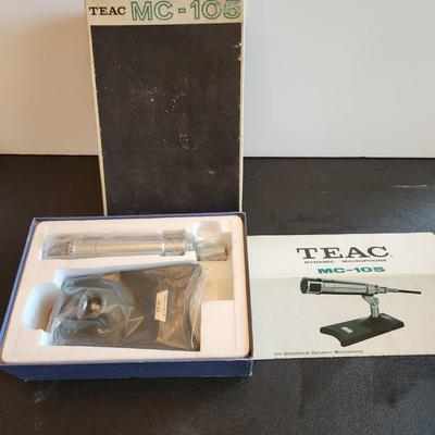 Teac MC-105 Dynamic Microphone w Box NOS