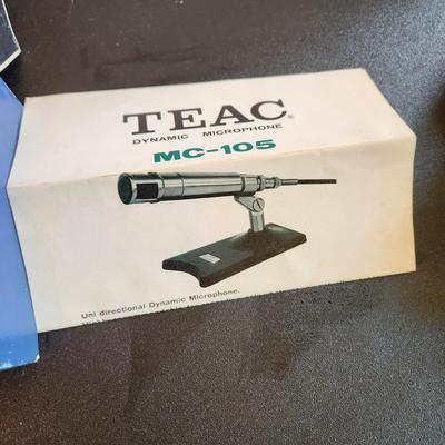 Teac MC-105 Dynamic Microphone w Box NOS