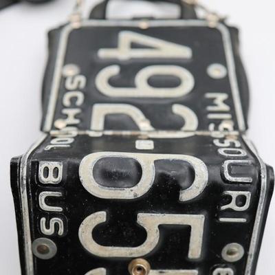 Little Earth License Plate Handbag