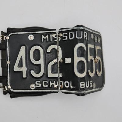 Little Earth License Plate Handbag