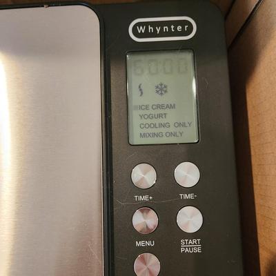 Whynter ICM-220SSY Ice cream Cream Yogurt Maker 2 qt