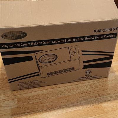 Whynter ICM-220SSY Ice cream Cream Yogurt Maker 2 qt