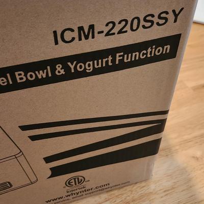 Whynter ICM-220SSY Ice cream Cream Yogurt Maker 2 qt