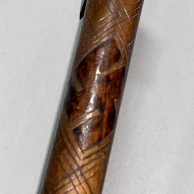 Native American Axe/Tomahawk with Carved Handle