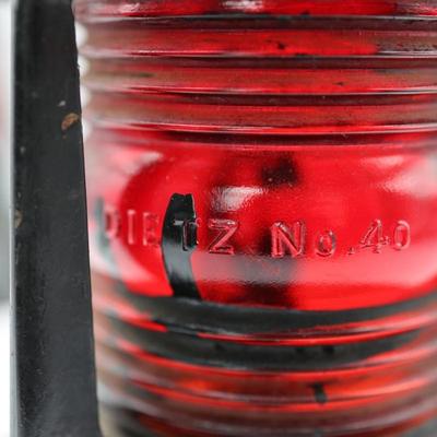 DIETZ No. 40 Traffic Lamps (2) - S. & W. BD. N.O.