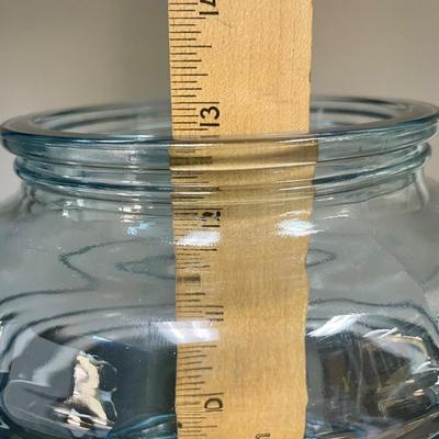 Large Clear Glass Jar