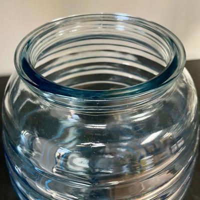 Large Clear Glass Jar