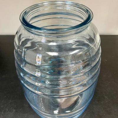 Large Clear Glass Jar