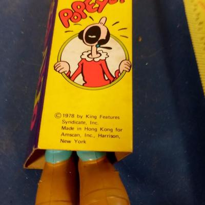 LOT 122 VINTAGE POPEYE BENDABLE