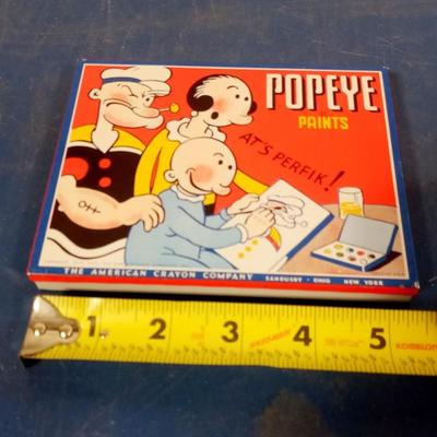 LOT 123 OLD POPEYE PAINT SET