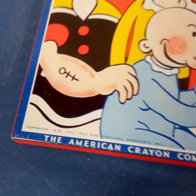 LOT 123 OLD POPEYE PAINT SET