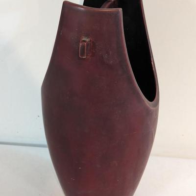 Maruni Hand Made Lacquerware Occupied Japan Vase Marked