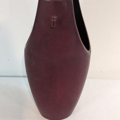 Maruni Hand Made Lacquerware Occupied Japan Vase Marked