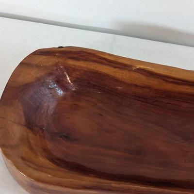 Hand Carved Artisan Bowl Signed J. Allison
