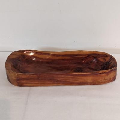 Hand Carved Artisan Bowl Signed J. Allison