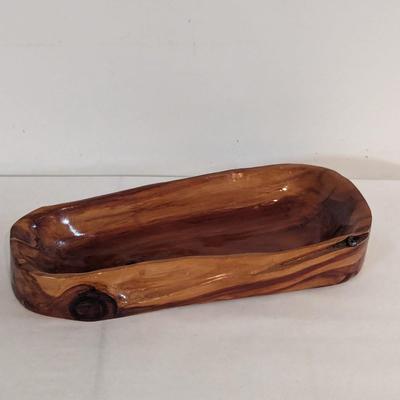 Hand Carved Artisan Bowl Signed J. Allison