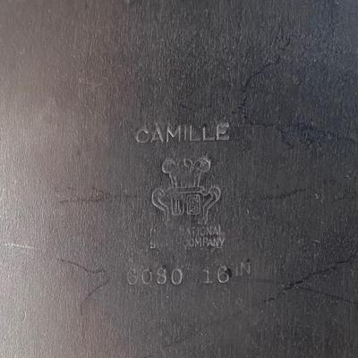 16” Silver Plated Camille Platter