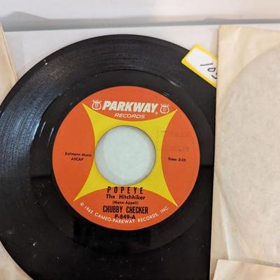 Various Artist 45 Records Chubby Checker The Shangi-Las Choice 2