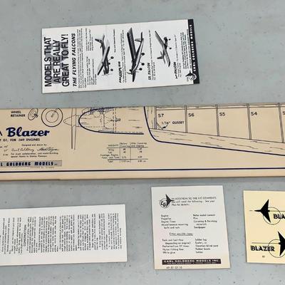 Carl Goldberg 1/2 A Blazer RC Airplane Kit
