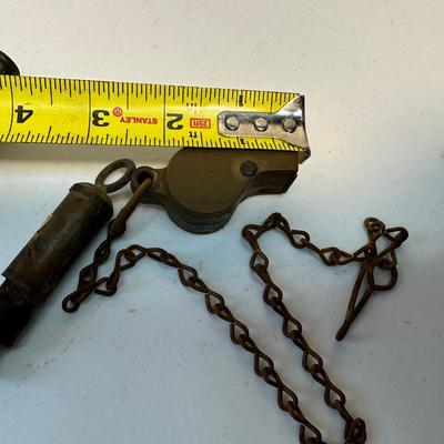 Antique Military Whistles
