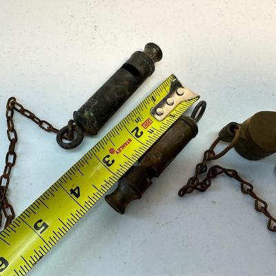 Antique Military Whistles