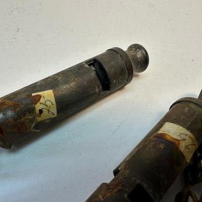 Antique Military Whistles