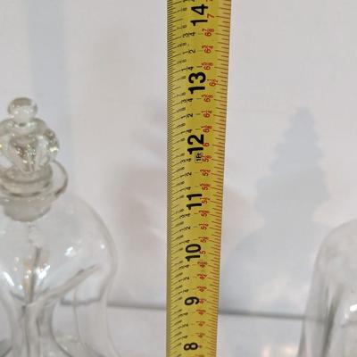 Holmegaard Kluk Kluk Decanter Crown Stopper & Bottles