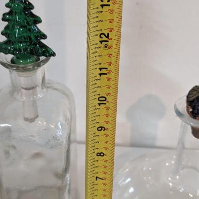 Holmegaard Kluk Kluk Decanter Crown Stopper & Bottles