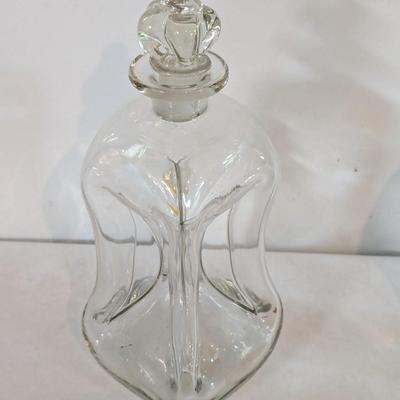 Holmegaard Kluk Kluk Decanter Crown Stopper & Bottles