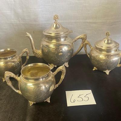 New Amsterdam Silver Plated Tea Set