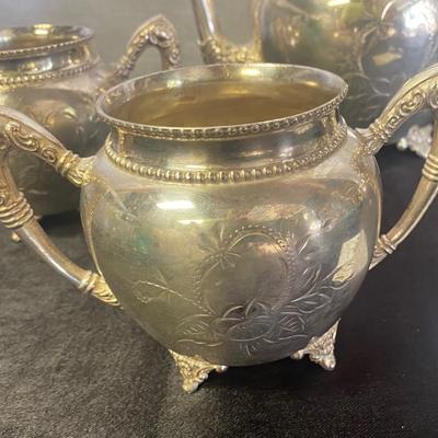 New Amsterdam Silver Plated Tea Set