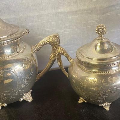 New Amsterdam Silver Plated Tea Set