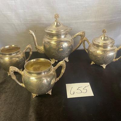 New Amsterdam Silver Plated Tea Set