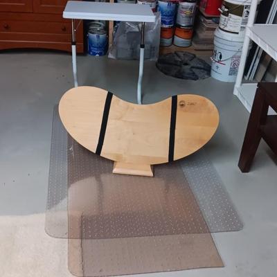 ADJUSTABLE LAPTOP DESK, PLASTIC DESK FLOOR MATS AND LAP TABLE