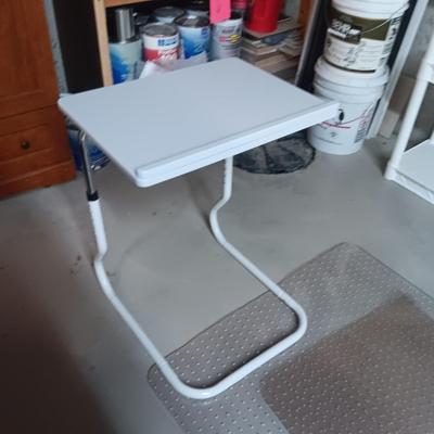 ADJUSTABLE LAPTOP DESK, PLASTIC DESK FLOOR MATS AND LAP TABLE