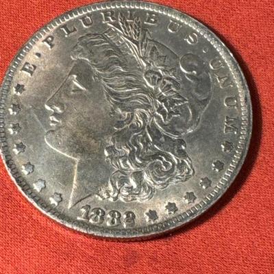 1882 CARSON CITY MORGAN W BOX AND COA XVF