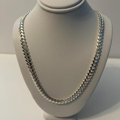 New Sterling silver 22 inch 55 grams Miami Cuban 6.3mm