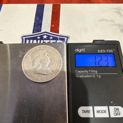1948 P BENJAMIN FRANKLIN 12.3 VF silver