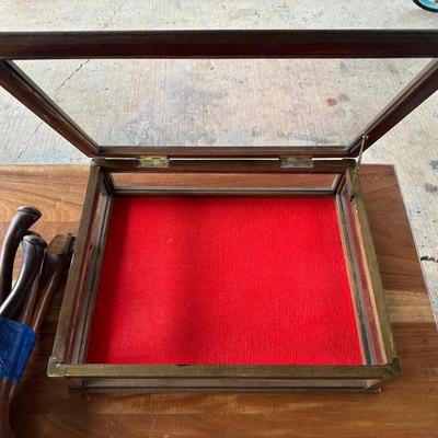 Glass / Wood Display Case (see description)