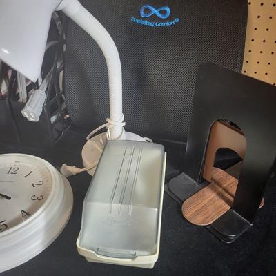 WALL CLOCK, LAMP, MUGS AND MORE