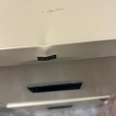 2 two drawer file cabiners