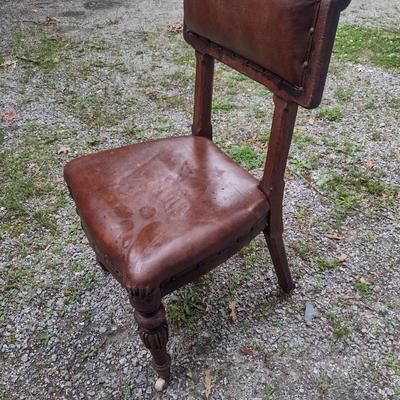 Four Oak Edwardian Style Chairs