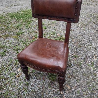Four Oak Edwardian Style Chairs